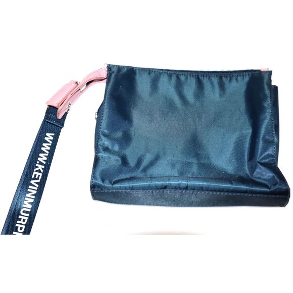 Kevin Murphy Travel Voyage Pouch Navy Pink Cosmetic Wristlet Modern Minimalist - Picture 2 of 5